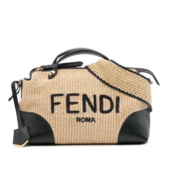 Fendi Handbags - Fendi Medium Raffia By The Way Satchel